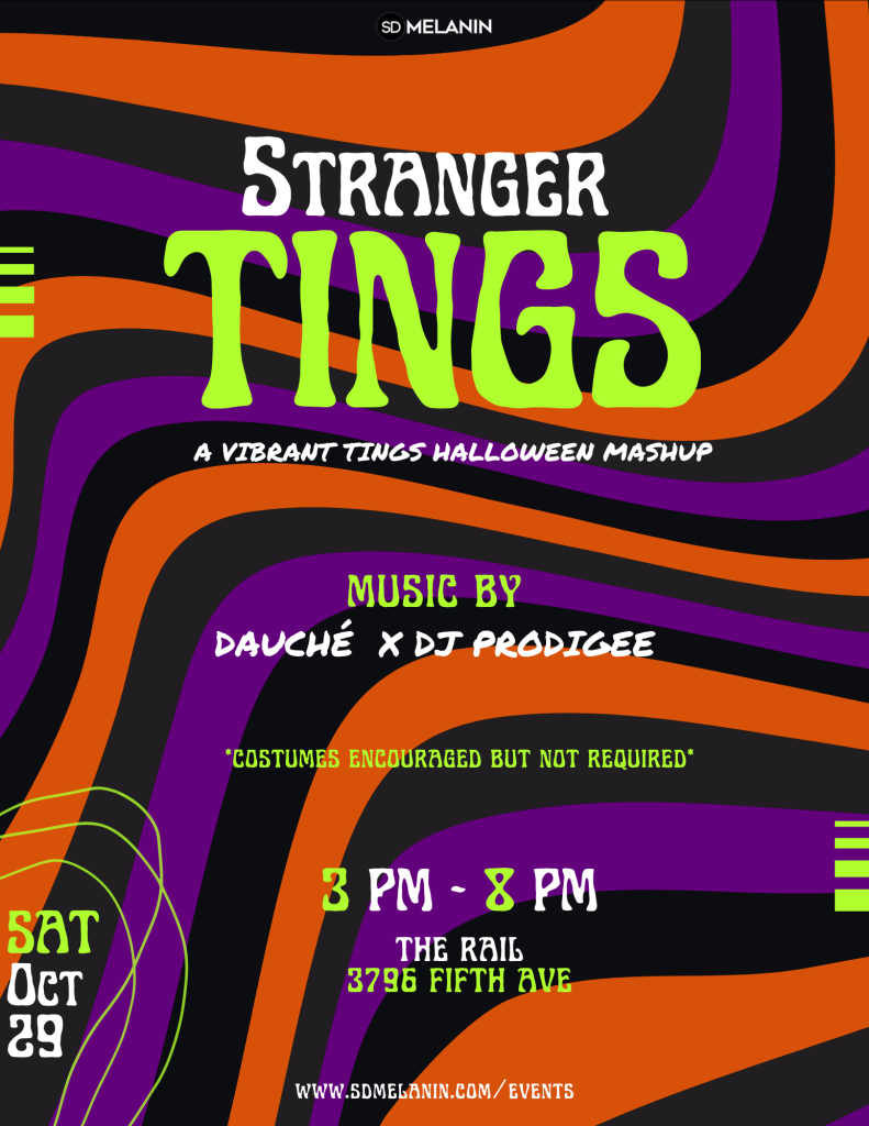 Stanger Tings Halloween Party Flyer